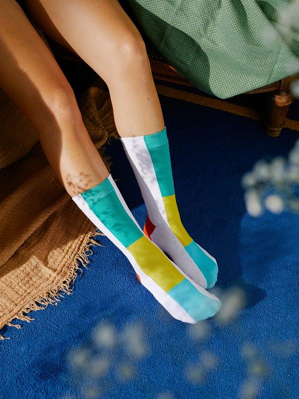 CALZINI ARCOBALENO ROSA - RAINBOW SOCKS PINKY