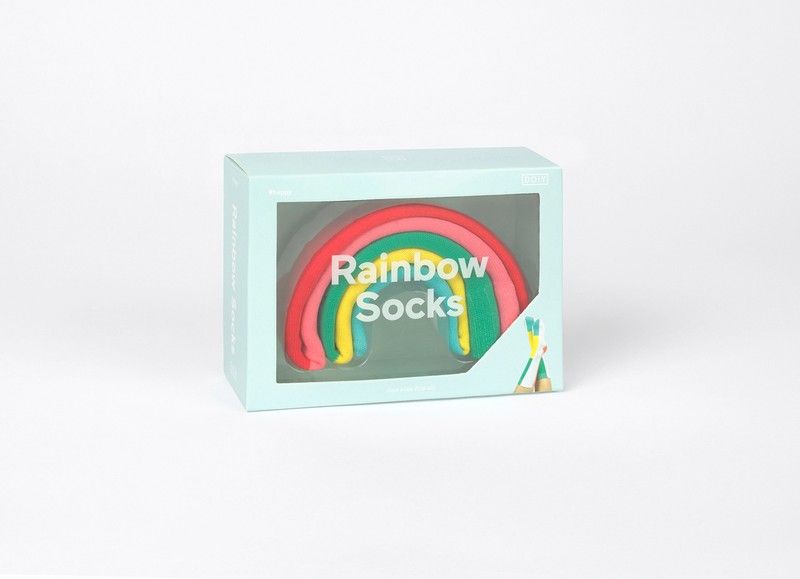 CALZINI ARCOBALENO ROSA - RAINBOW SOCKS PINKY