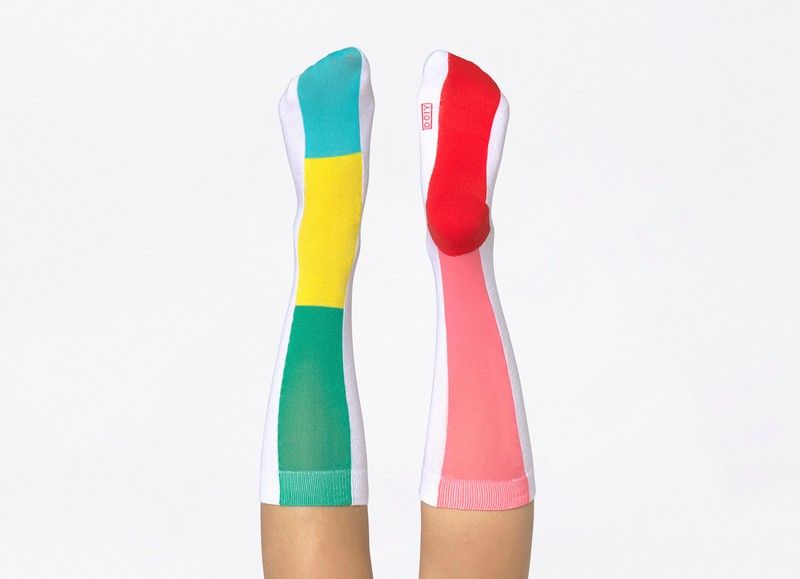 CALZINI ARCOBALENO ROSA - RAINBOW SOCKS PINKY