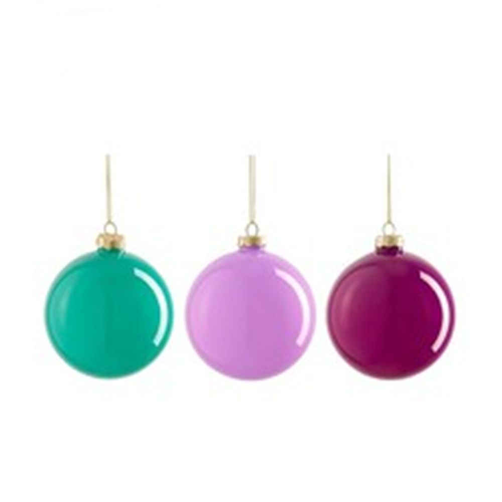 Pallina D.10 cm Lilla/Verde/Fucsia Modello Assortito
