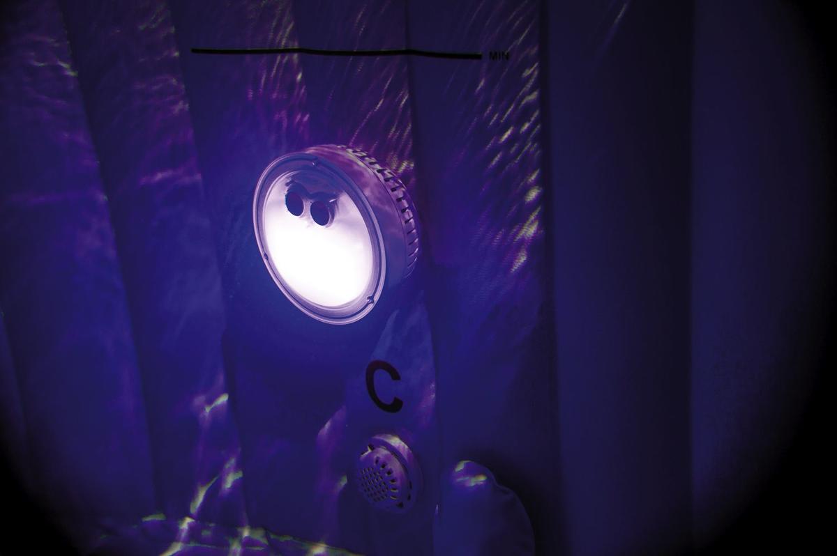 LUCE A LED MULTI COLOR CON BATTERIA PER IDROMASSAGGIO BUBBLE SPA
