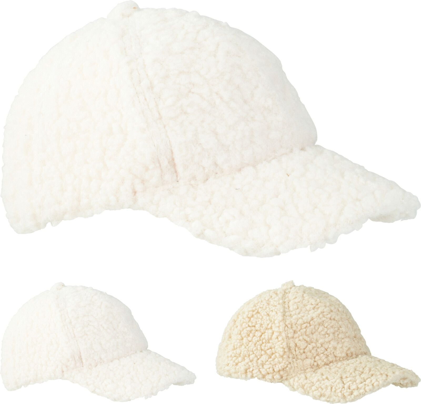 Berretto Invernale da Donna in Peluche Teddy colore assortito