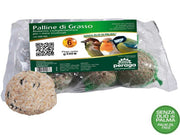 OFFERTA 120 PALLE DI GRASSO MANGIME 90GR PER UCCELLI SELVATICI ALTA QUALITA'