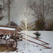 ALBERO RAMO TIGLIO BIANCO H200CM 1120 MICROLED BIANCO CALDO