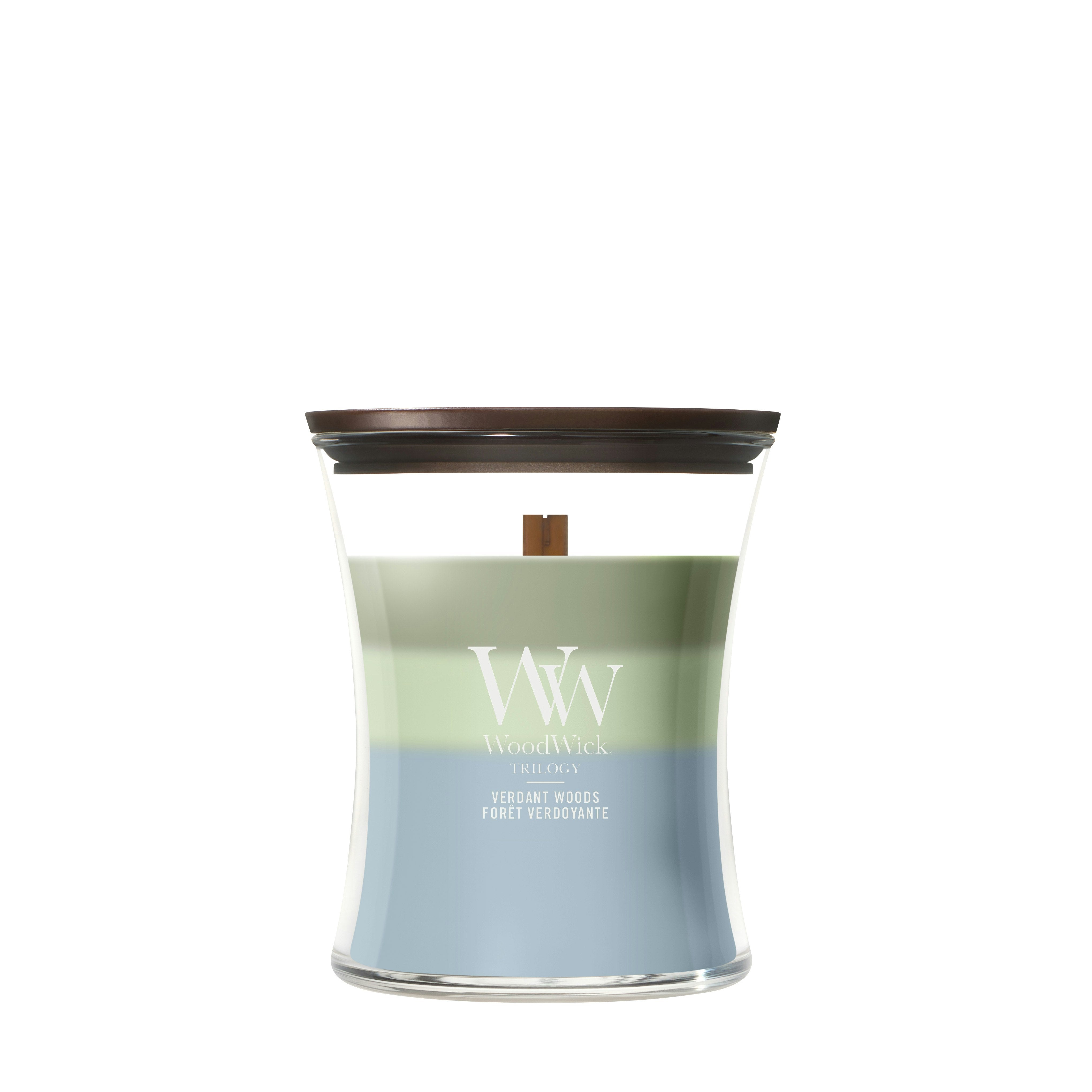 Candela Clessidra Media Trilogy Verdant Woods 275g Woodwick