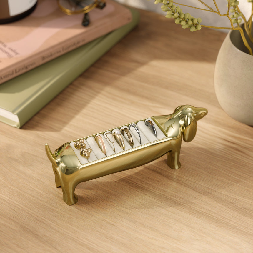 Porta Anelli Dachsie Ottone UMBRA