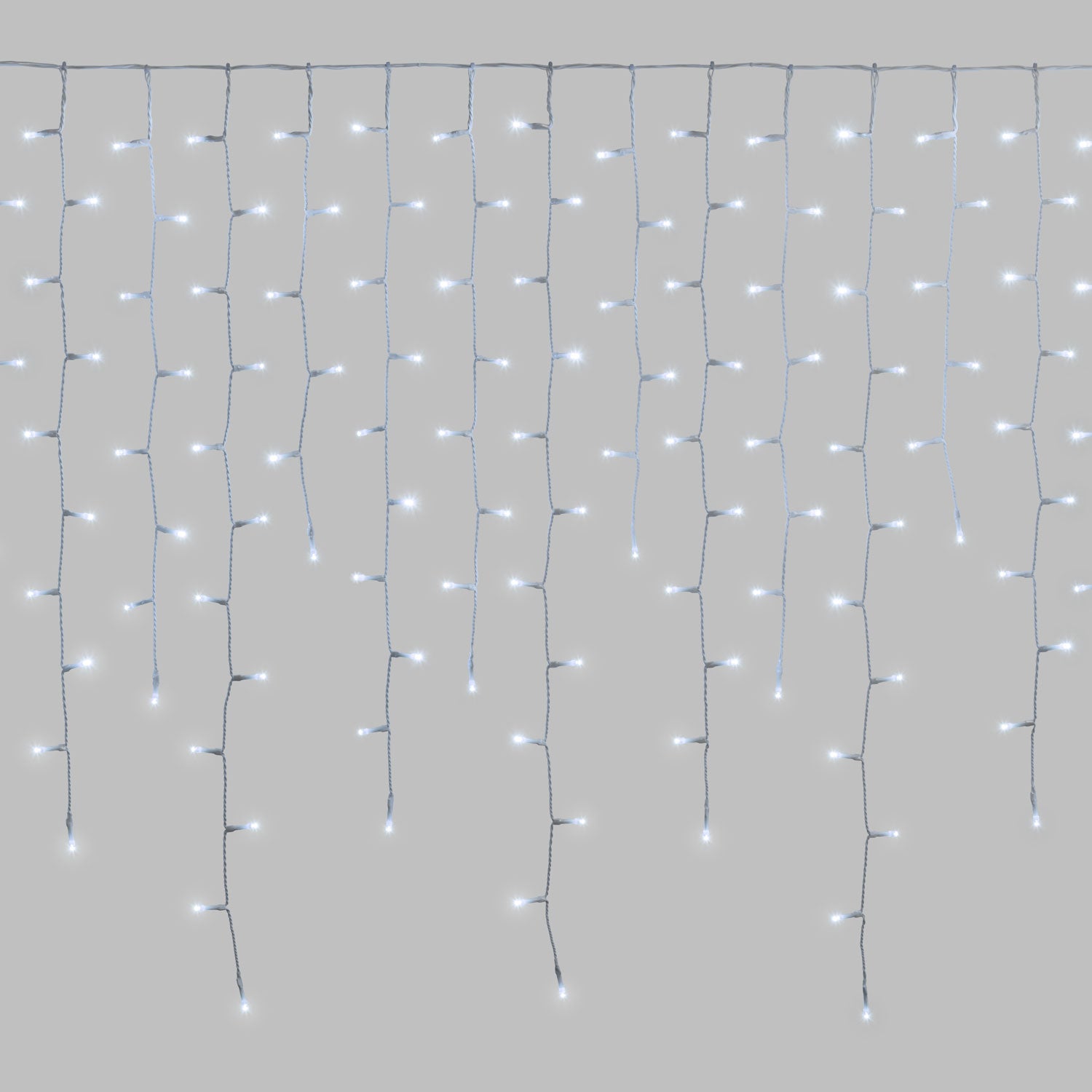 CASCATA LUMINOSA ICE LIGHT 350CM 432 LED BIANCO