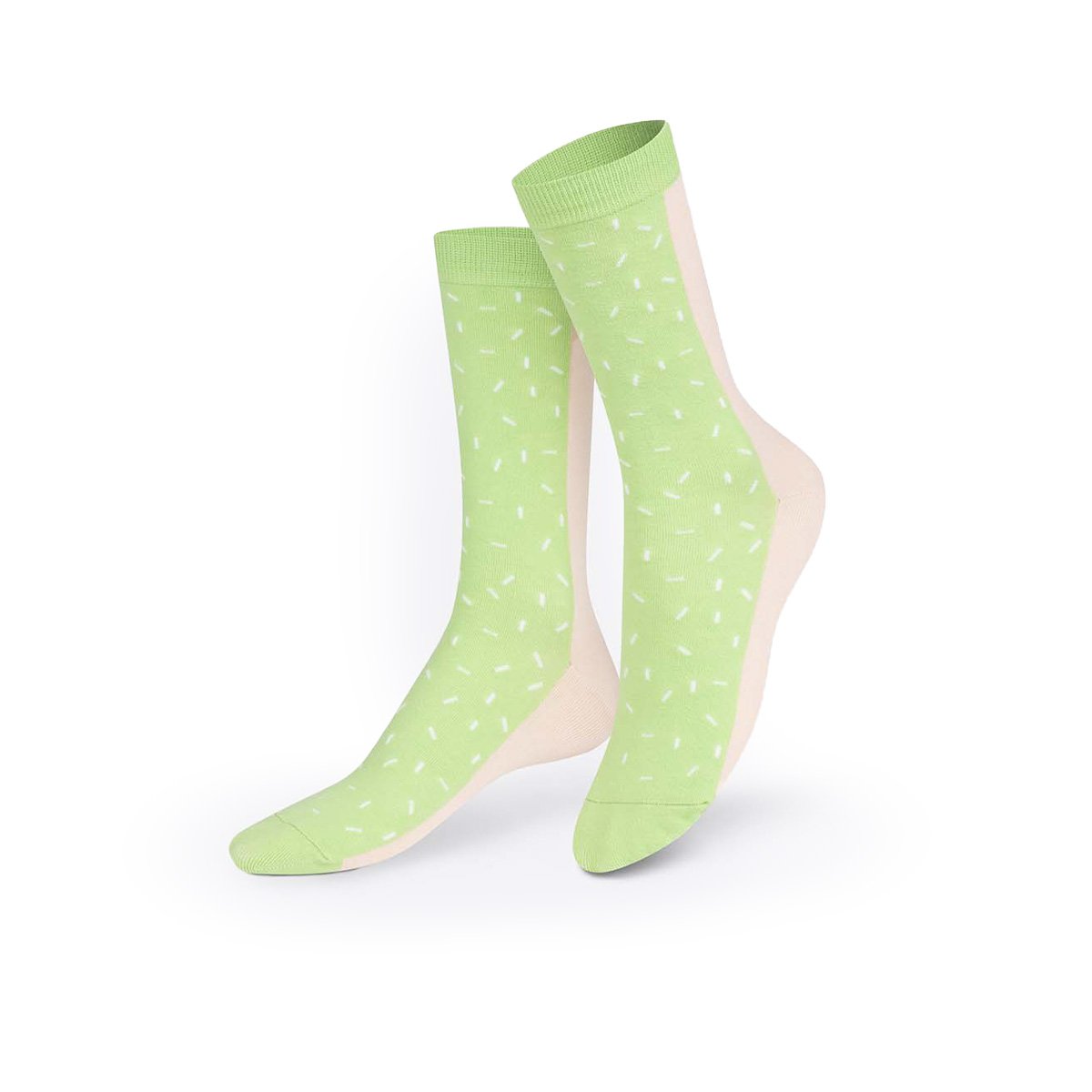 CALZE UNISEX GELATO PINK GREEN EAT MY SOCKS
