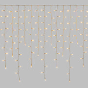 CASCATA LUMINOSA ICE LIGHT 350CM 432 LED BIANCO CALDO