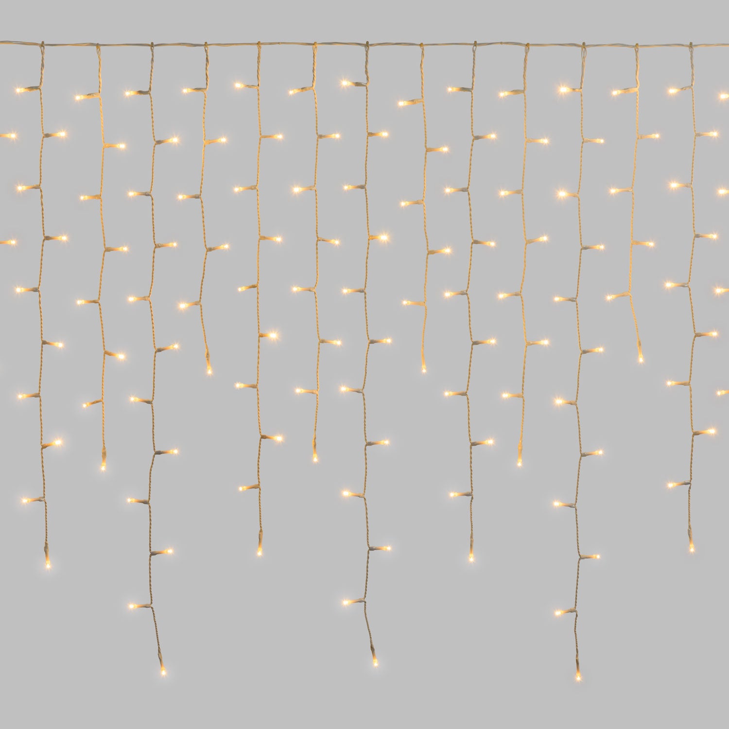 CASCATA LUMINOSA ICE LIGHT 350CM 432 LED BIANCO CALDO