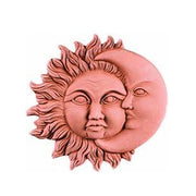 DECORAZIONE ECLISSI RIFINITA A MANO 18 CM IN TERRACOTTA