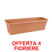 OFFERTA 4 FIORIERA GREEN BASICS TROUGH 60CM MILD TERRA