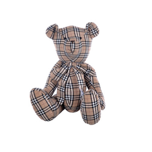 ORSETTO PELUCHE TARTAN BEIGE 50CM
