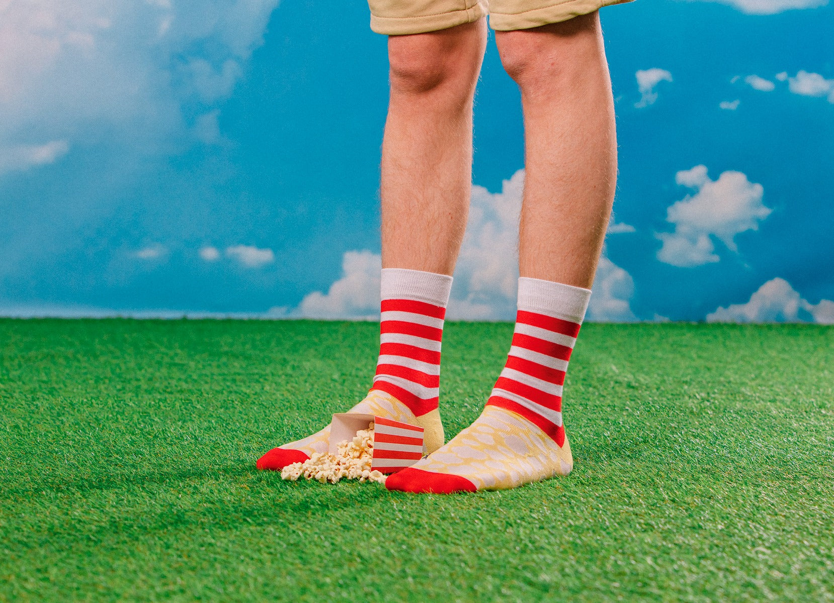 CALZE UNISEX CON POPCORN EAT MY SOCKS