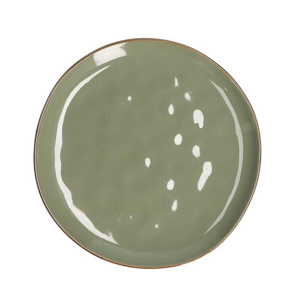 PIATTO FRUTTA VERDE OLIVA CONCERTO Ø20CM