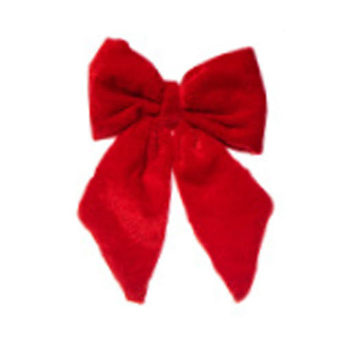 FIOCCO IN VELLUTO APPENDIBILE 24x16CM ROSSO