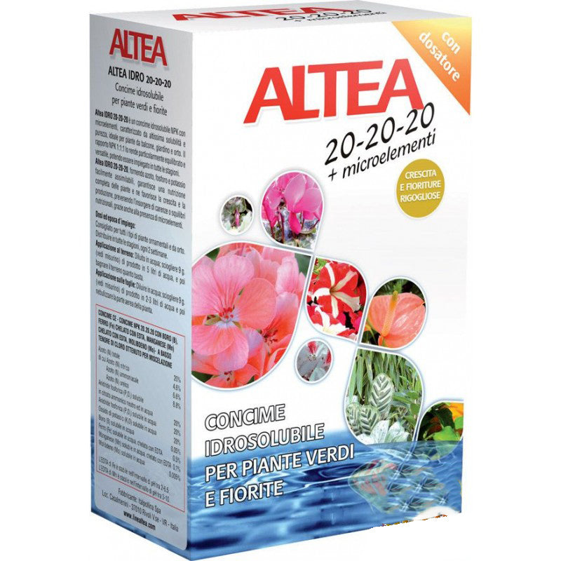ALTEA IDRO 20-20-20 CONCIME IDROSOLUBILE PER PIANTE VERDI E FIORITE 1 Kg