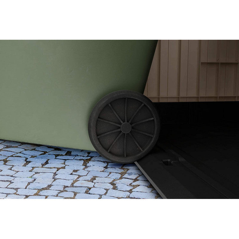 BOX STORE IT OUT MIDI NEW - BAULE CONTENITORE PORTA ATTREZZI DA ESTERNO 130X74X110 CM 845 LT BEIGE