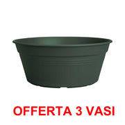 OFFERTA 3 VASO PER BULBI GREEN BASICS BOWL 27CM VERDE