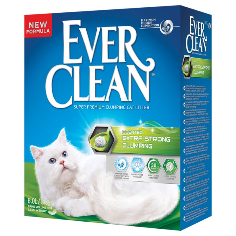 LETTIERA EVER CLEAN  EXTRA STRONG SCENTED 6LT