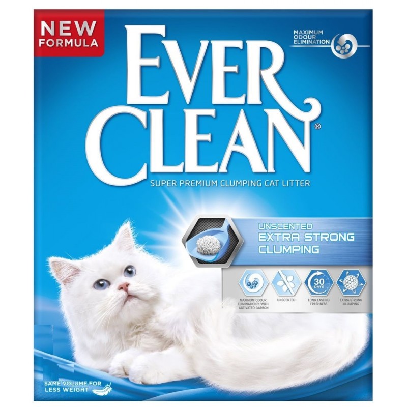 LETTIERA EVER CLEAN  EXTRA STRONG UNSCENTED 6LT
