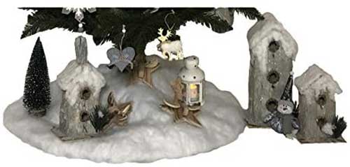 FOGLIO IN ALLUMINIO STAMPA NEVE 60X120 PER PRESEPE FORM IT