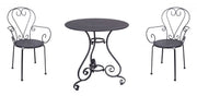 OFFERTA TAVOLO ETIENNE Ø70CM +2 POLTRONE ETIENNE ANTRACITE