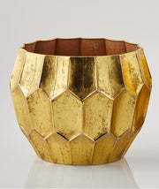 VASO METAL ORO PICCOLO H31 D33 CM