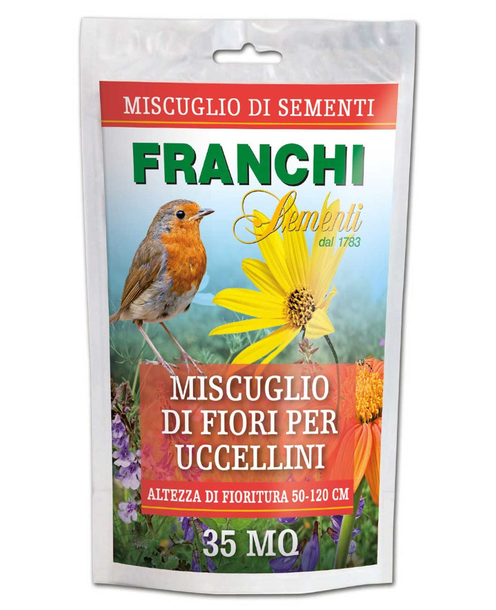 BUSTINA PRATO FIORITO PER UCCELLINI 35MQ