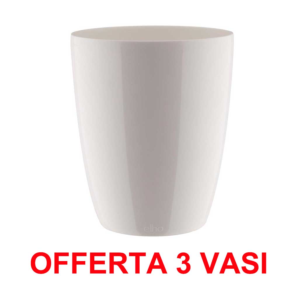 OFFERTA 3 VASO ORCHIDEE BRUSSELS DIAMOND ORCH HIGH 12,5CM WHITE