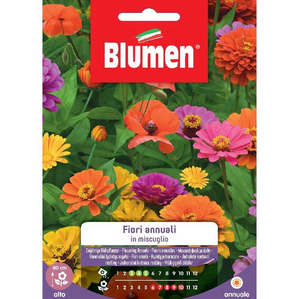 SEMI FIORI ANNUALI ALTI MIX BLUMEN
