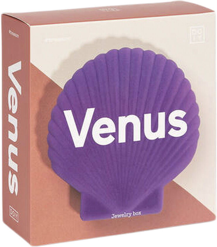 PORTAGIOIE VENUS VIOLA A FORMA DI CONCHIGLIA