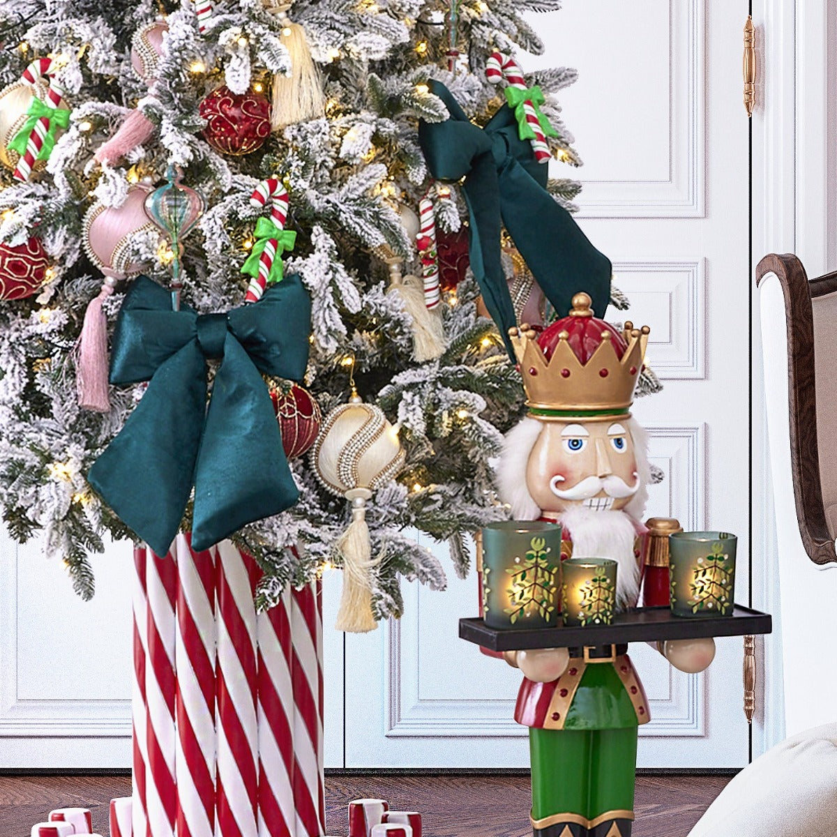 BASE CANDY CANES PER ALBERO DI NATALE H45 D42