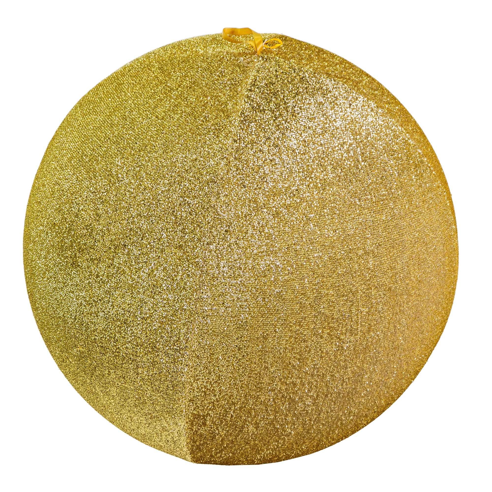 Pallina di Natale Gonfiabile con Glitter Oro