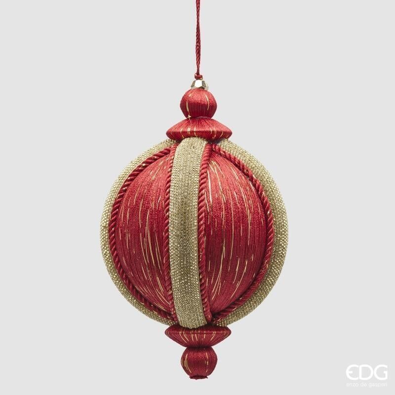 Pallina di natale Jewel H.16 D.10 Rosso