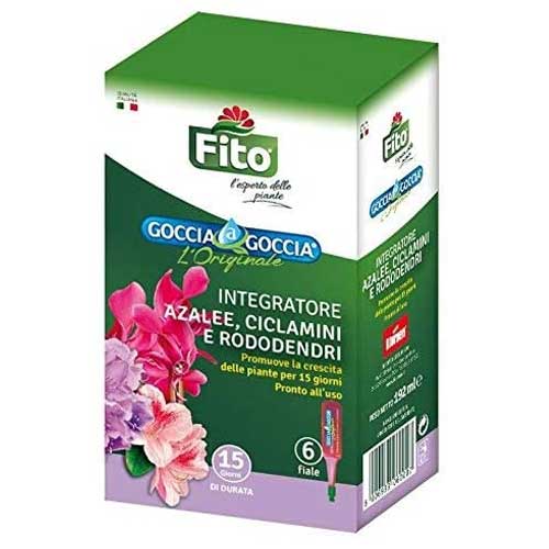 CONCIME INTEGRATORE PER AZALEE CICLAMINI E RODODENDRI 6X32ML