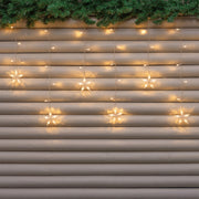 CASCATA LUMINOSA ICE LIGHT 200CM H70CM 90 LED BIANCO CALDO