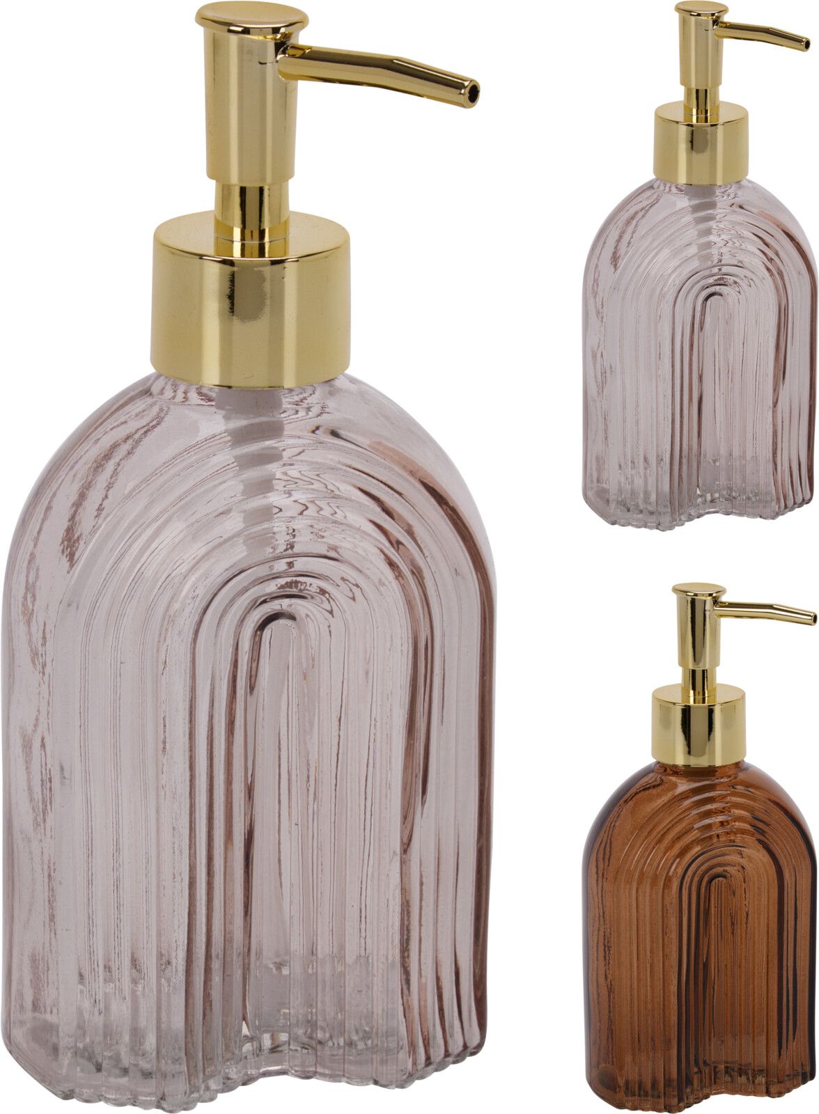 Dispenser Sapone con Dosatore - 19 cm colore assortito