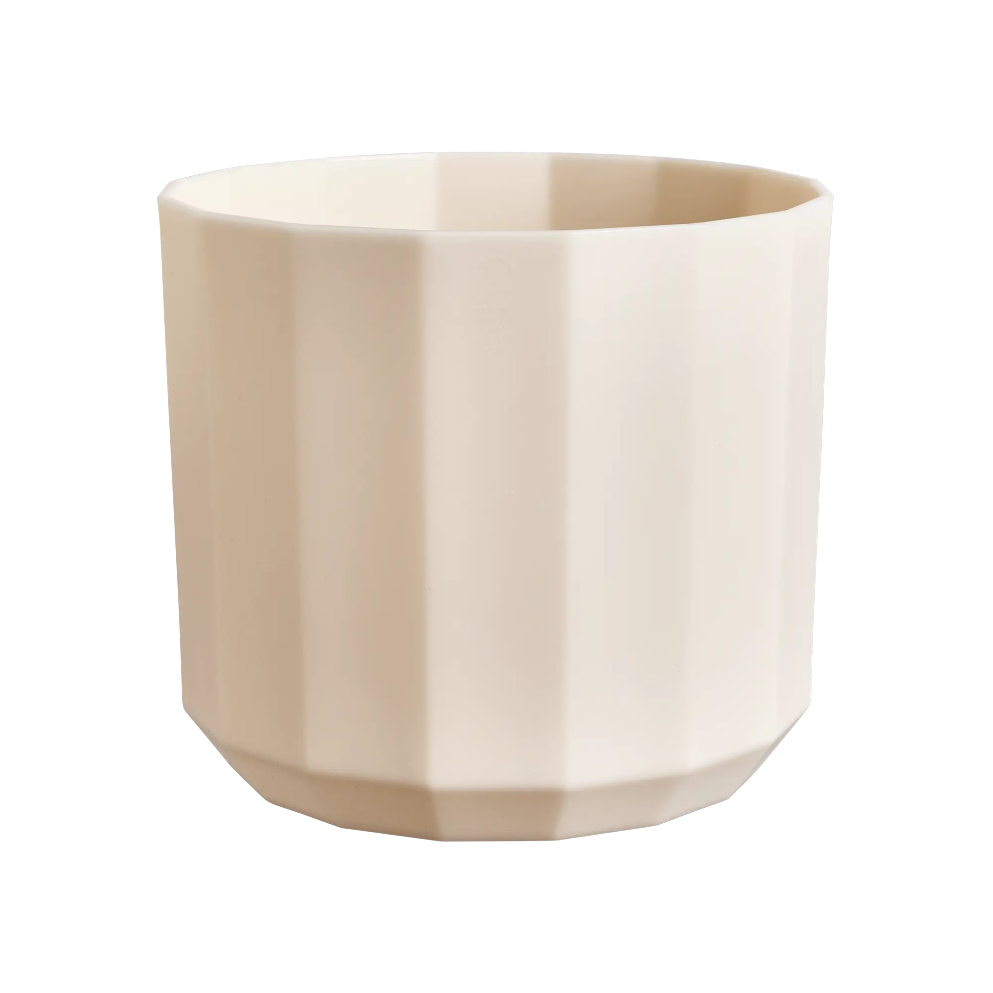 Vaso Facet Round D17 x H15 cm Rosa Mandorla ELHO