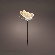 Farfalla LED in metallo con movimento 47 x 62 x 30 cm bianco Peraga Christmas
