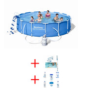 OFFERTA PISCINA ROTONDA 427XH100 FRAME + PULITORE DA FONDO + KIT MANTENIMENTO