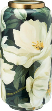 Vaso decorato con Fiori - 15x30 cm