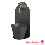 FONTANELLA A PARETE CICLAMINO H50CM