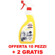 OFFERTA 10+2 GRATIS DETERGENTE SGRASSANTE TECNICO 750ML AMUCHINA (2 GRATIS)