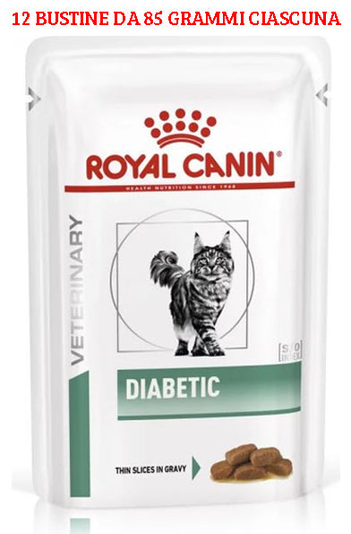 ROYAL CANIN VETERINARY DIABETIC WET CAT FOOD PER GATTI 12 X 85 GR
