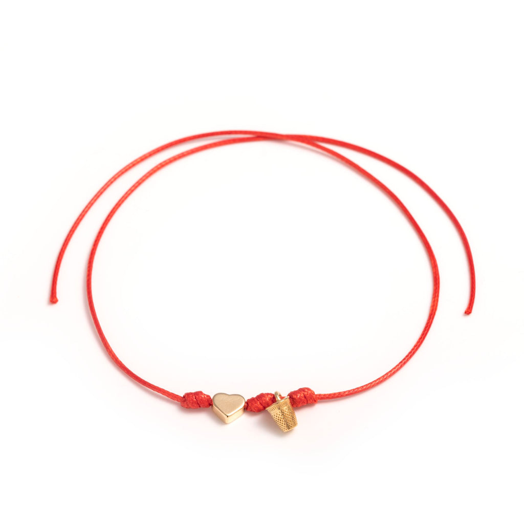 BRACCIALE FILO MAGICO CON CHARMS COLORE A SCELTA
