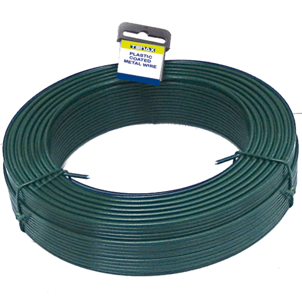 FILO METALLICO PLASTIFICATO EXTRA PESANTE VERDE 100 M