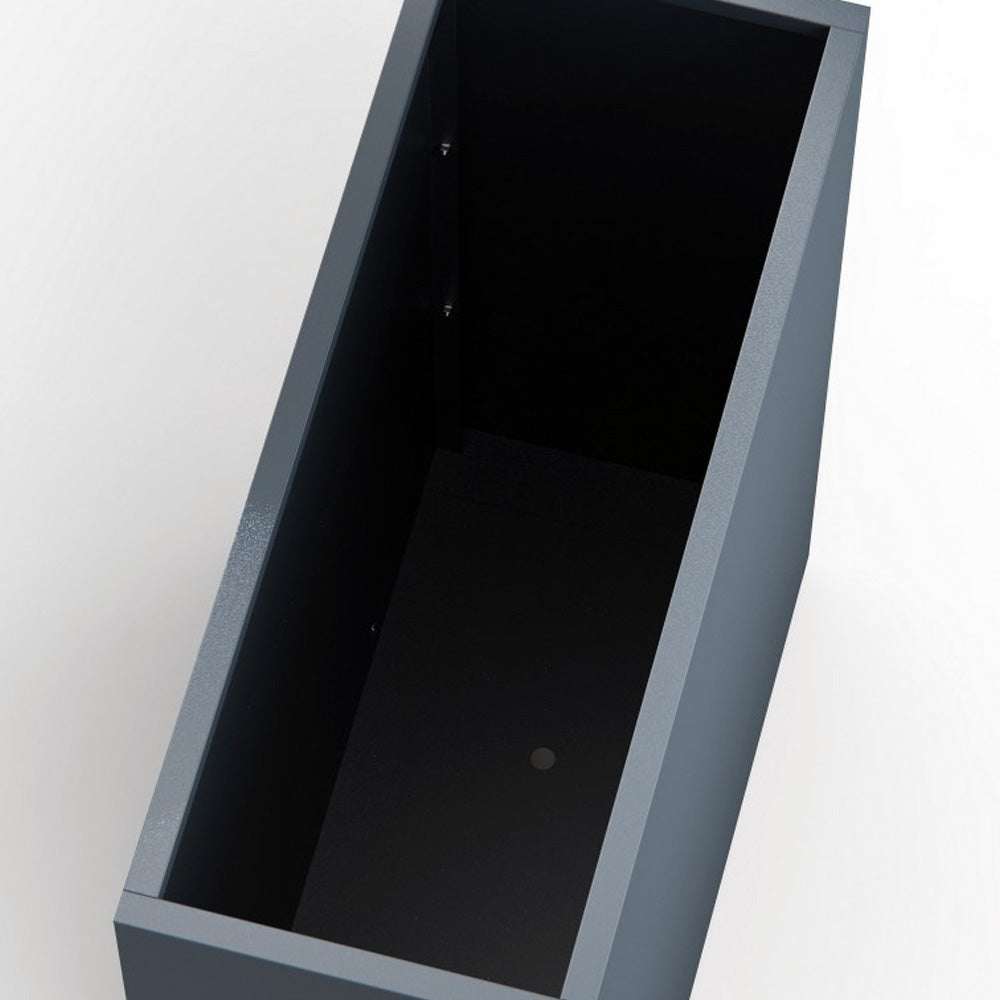 FIORIERA ALTA "PLANTER DIVIDER 40" IN METALLO 100X40X115CM ANTRACITE