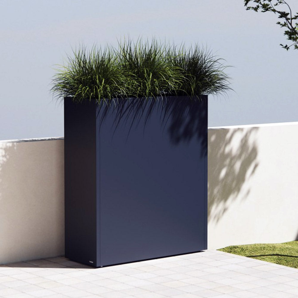 FIORIERA ALTA "PLANTER DIVIDER 40" IN METALLO 100X40X115CM ANTRACITE