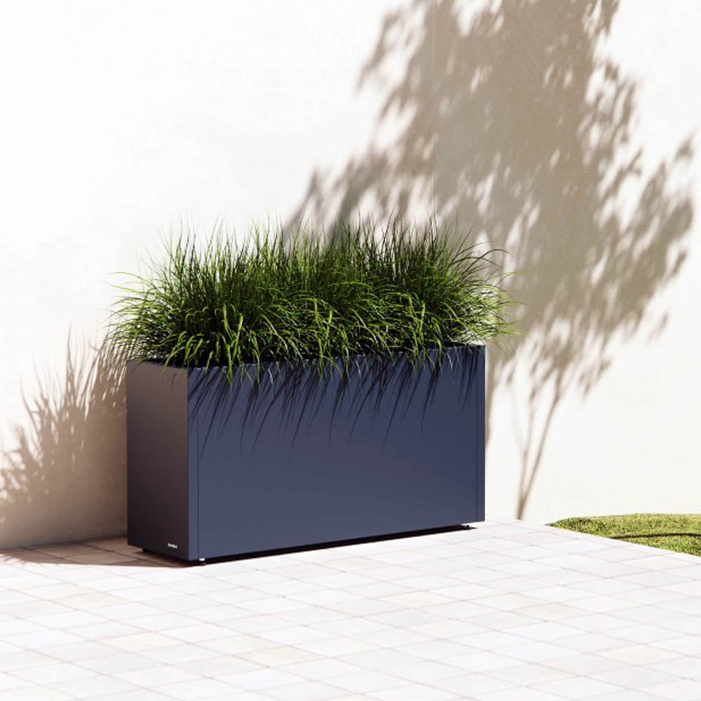 FIORIERA "PLANTER 30" IN METALLO 100X30X50CM ANTRACITE